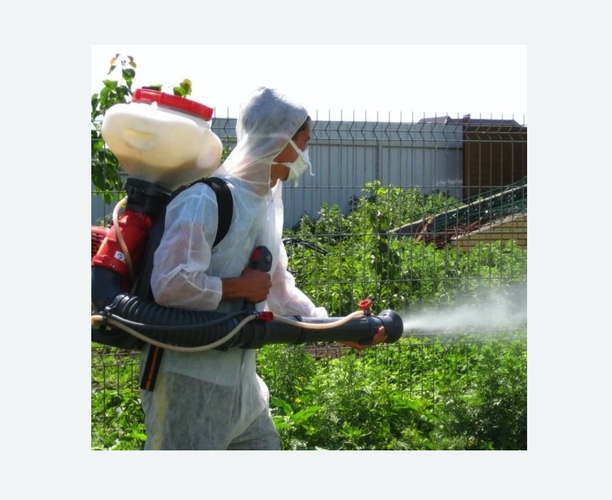 Акарицидная обработка территории в Лесном Городке